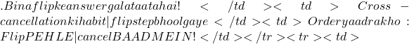 . Bina flip ke answer galat aata hai!</td><td>Cross-cancellation ki habit — flip step bhool gaye</td><td>Order yaad rakho: Flip PEHLE — cancel BAAD MEIN!</td></tr><tr><td>