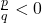 \frac{p}{q} < 0