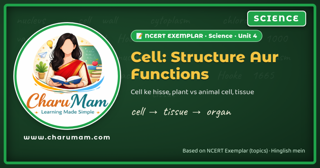 Class 8 Science practice: Cell: Structure Aur Functions